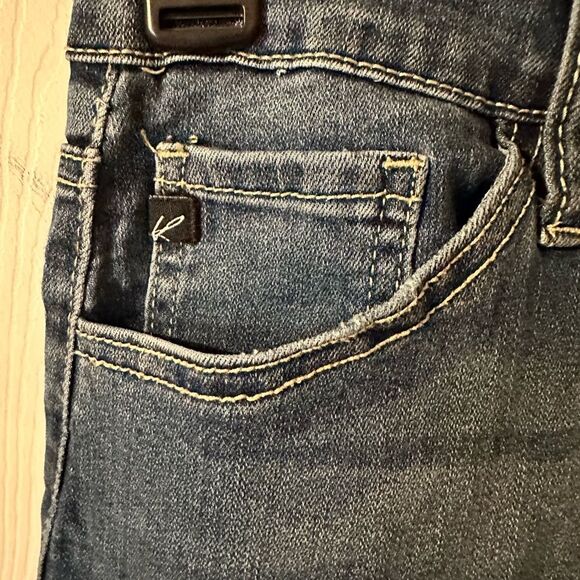 Kancan Jean Stretch Mini Skirt Size 7 - Picture 2 of 7